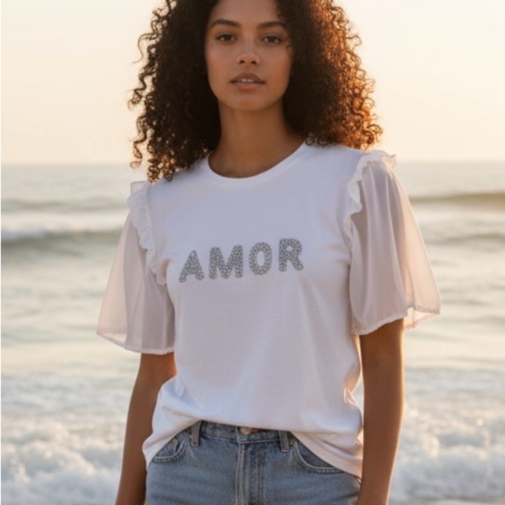White Amor Blouse